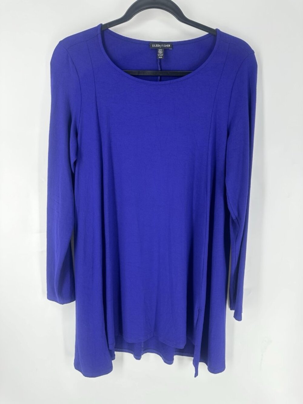 Eileen Fisher Viscose Jersey Ballet Neck Tunic Dress Women’s M